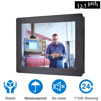 

12.1 Inch Industrial Touch Panel PC,Taiwan Temperature 5 Wire Touch Screen,Intel Core I7 3537U,Wins 7/10,Linux,[HUNSN DA12W]