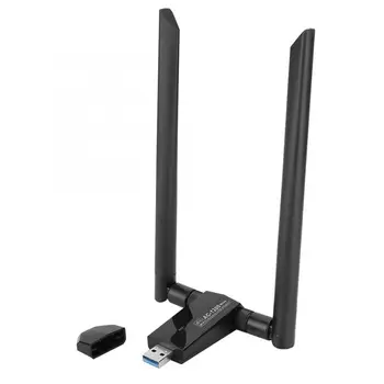 

RTL8812AU AC USB 5.8G Dual-band Wifi Dongle Adapter Wireless Network Card for Laptop Desktop