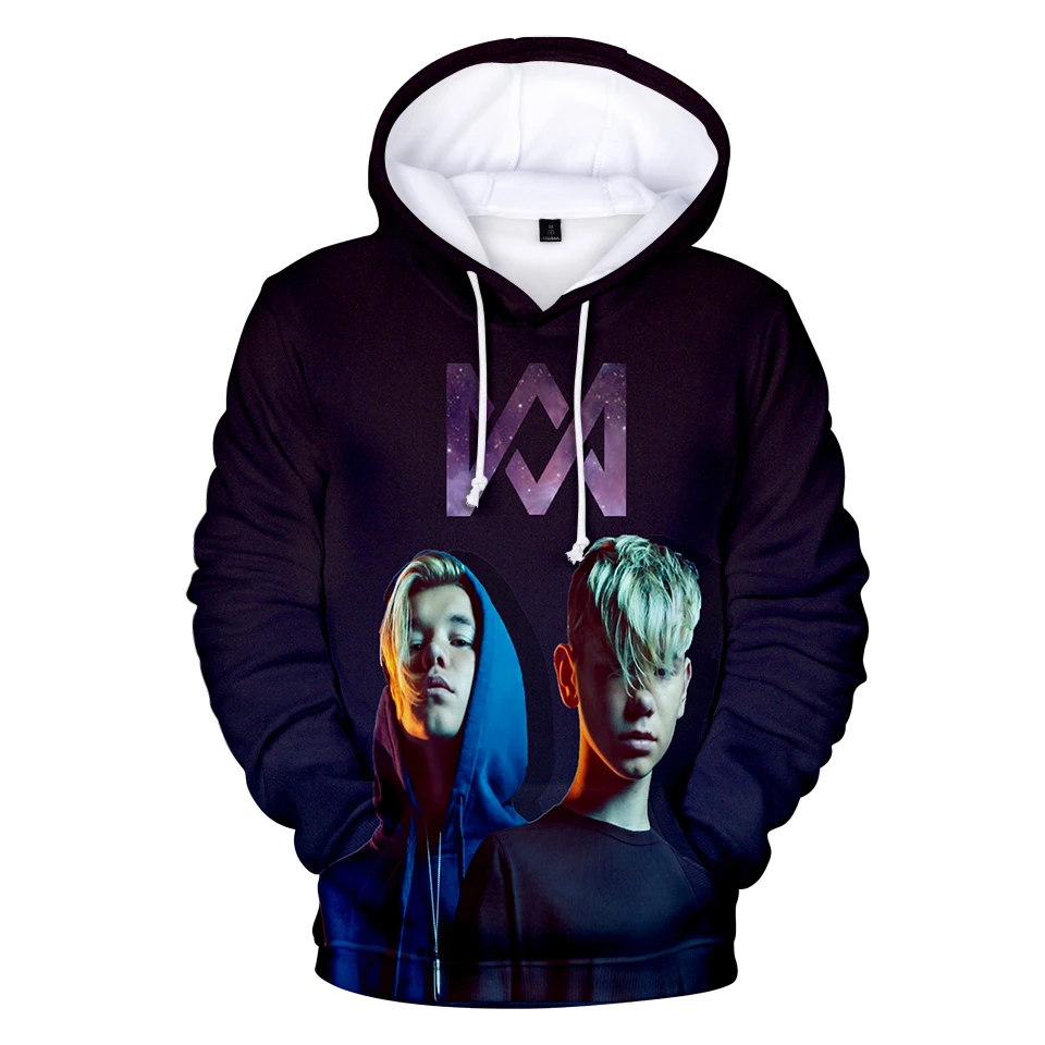 Толстовка с капюшоном Marcus and Martinus Женская толстовка 3D принтом худи большого