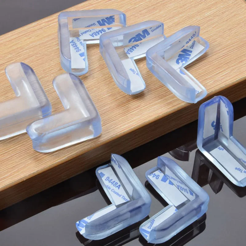 20 Pcs High Quality Baby Safety Corner Silica Gel Edge Corner Guards Soft Collision Angle YJS Dropship