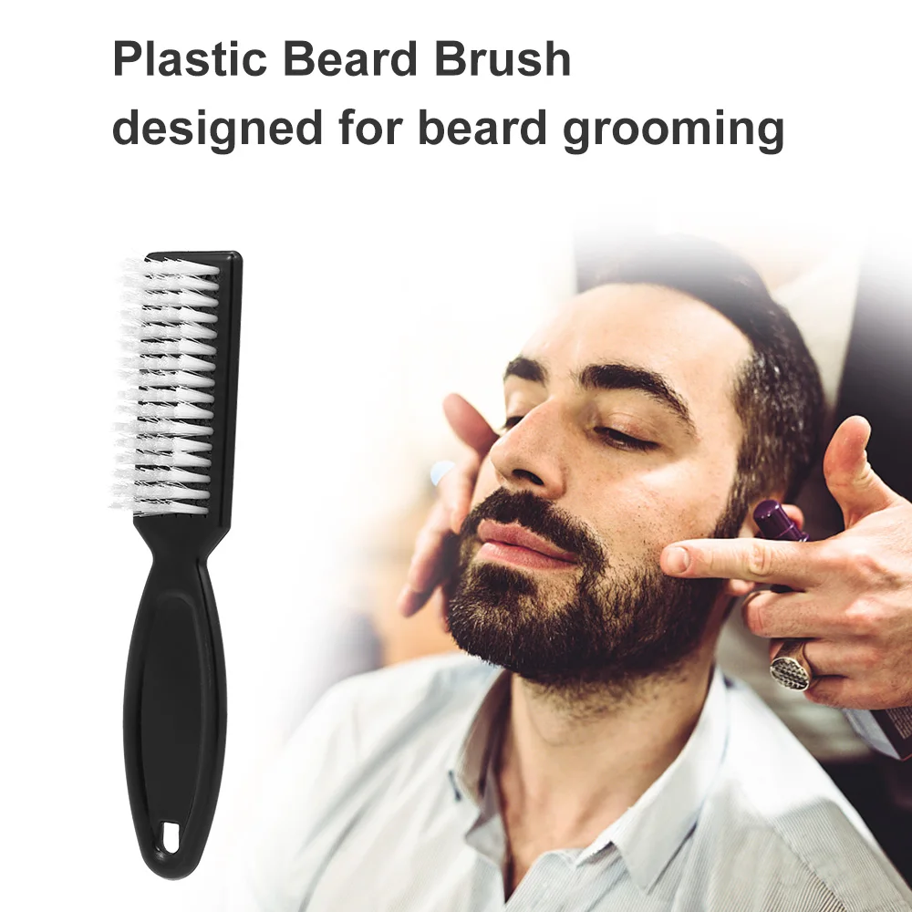 

Plastic Beard Comb Brush Beard Mustache Facial Cleansing Massage Brush Anti Static Beard Grooming Tools Beard Brush