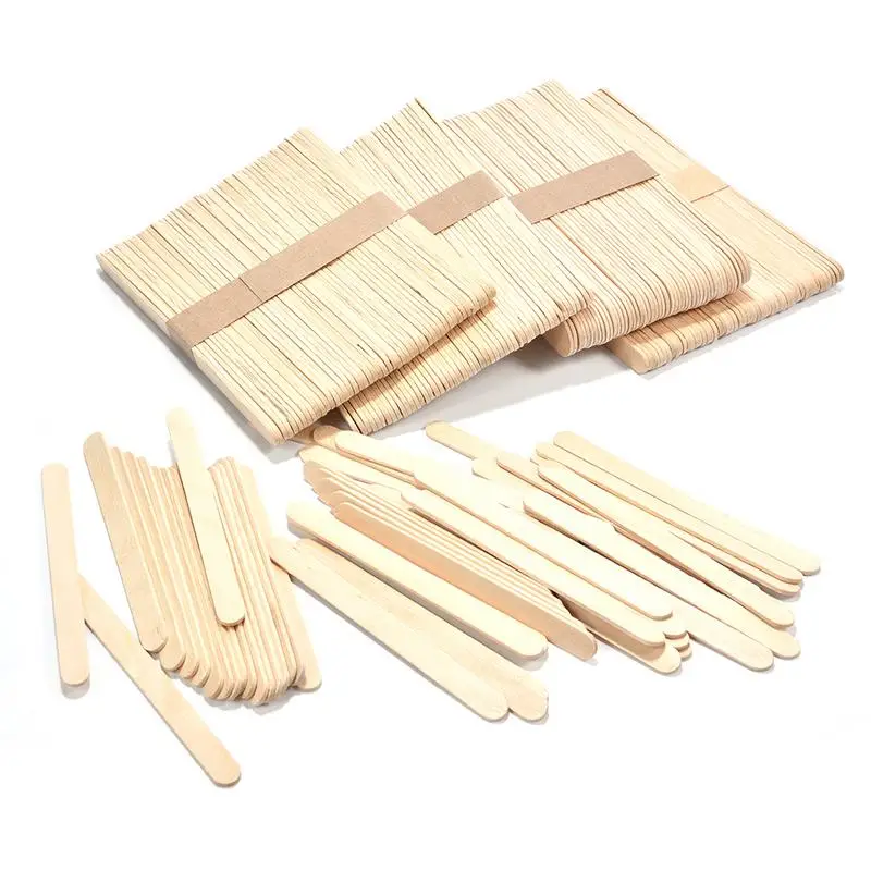 

50PCS Ice Cream Stick Creative DIY Building Blocks Accessories Handmade Wooden Building Tools Home Decorative Ornament Supplies