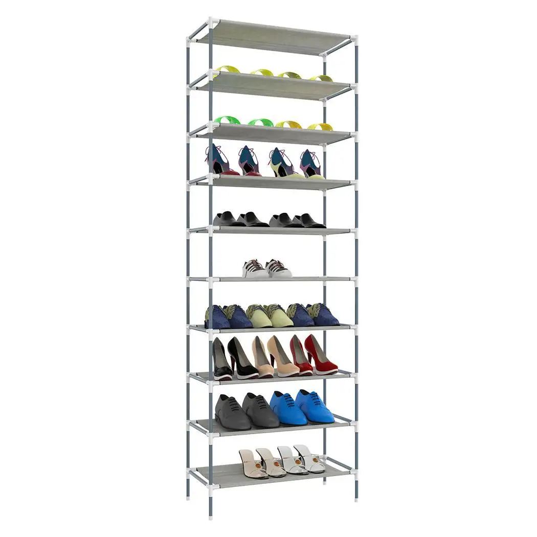 10 Shelf Storage Home Stand Picture Organizer Casual New Dormitory Sturdy Hot Rack etc Easy Tiers Assembled Office Shoe