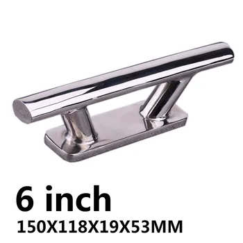

6 inch Cleat Mooring Dock Marine Yacht Boat Deck Rope Stainless Steel Boat Dock Cleat