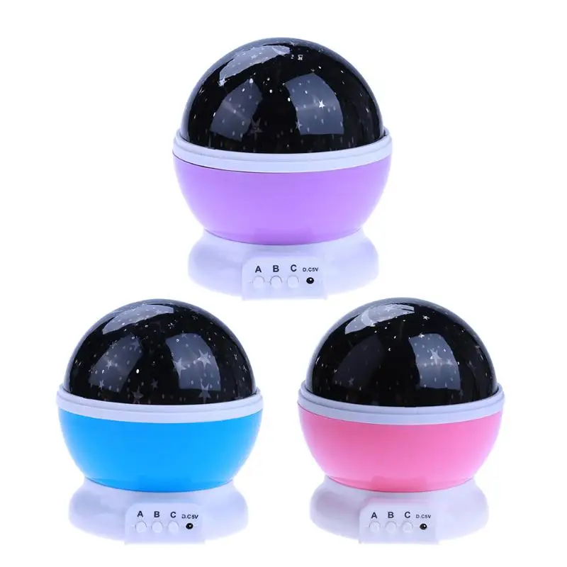  Star Starry Sky LED Night Light Projector Moon Lamp Battery USB Bedroom Christmas Party Projection  - 32951560900