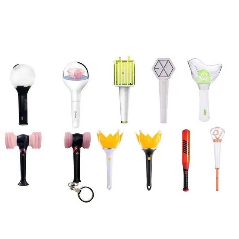 

2019 New BTS EXO Bigbang BlackPink GOT7 IKON NCT Fan Rod Star Aid Lamp Concert Glow Lamp Lightstick Fans Gift Luminous Toys
