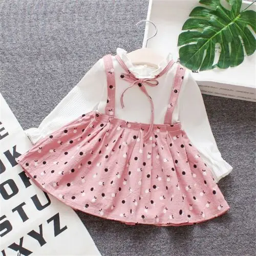 

Baby Girl Dress Toddler Kids Baby Girls Long Sleeve Dress Princess Party Lace Dresses Casual Baby Clothes Girl Dresses 20A15