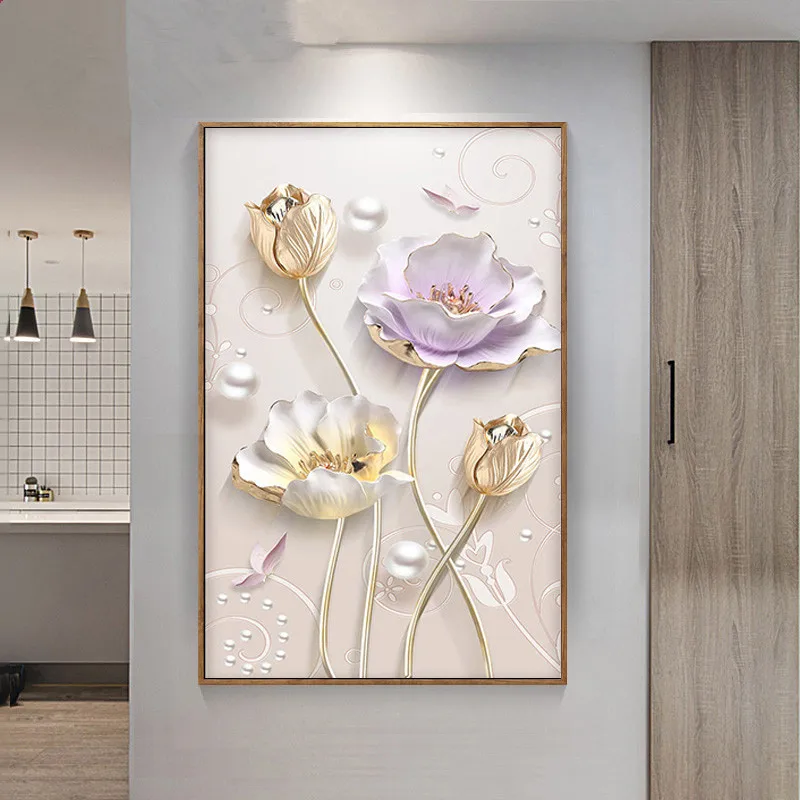 

LIRUIKA Special Diamond Embroidery Full DIY Diamond Painting Tulip Flowers Cross Stitch Diamond Mosaic Bead Picture Home Decor