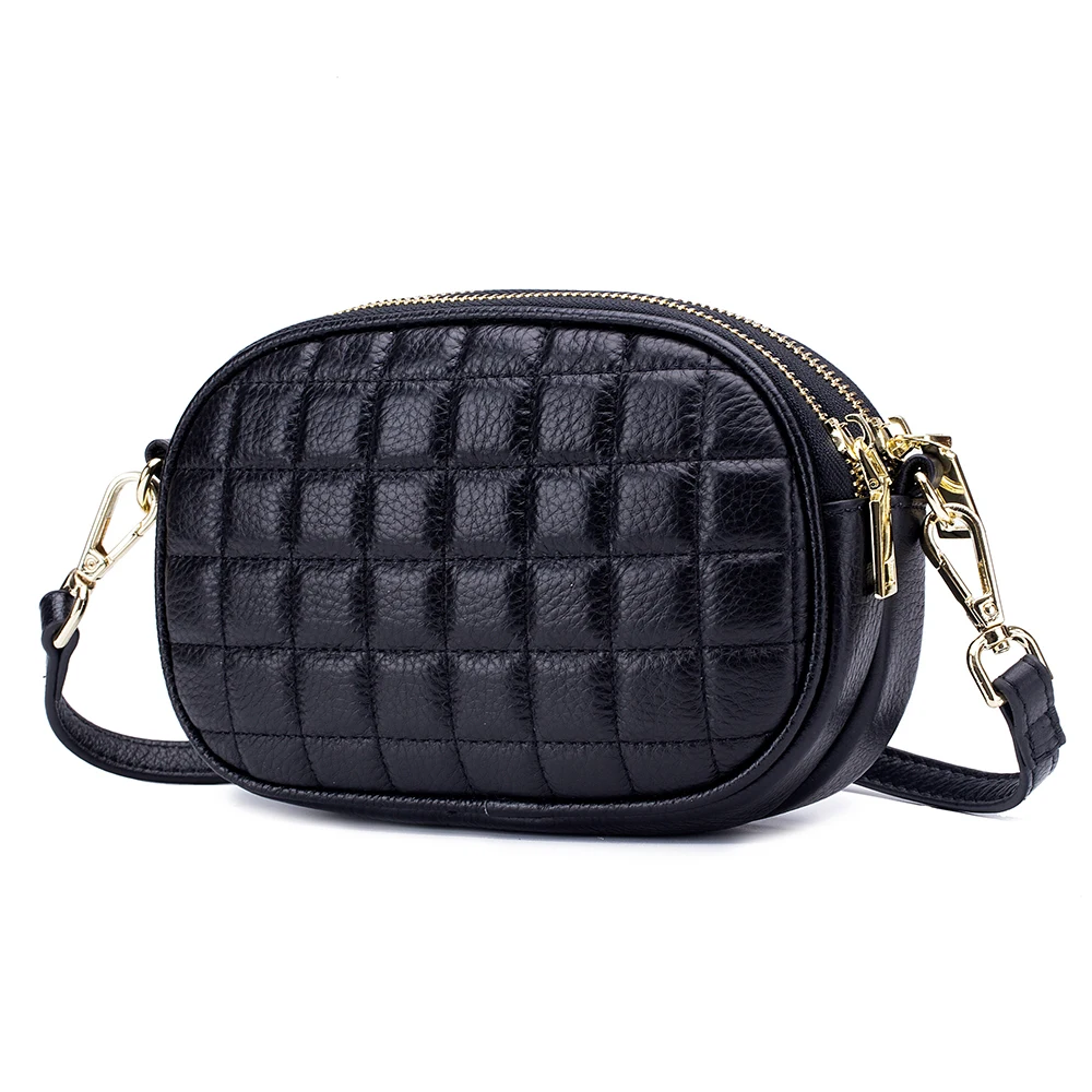 

Cow Leather Handbags Women Bag High Quality Casual Female Bags Casual Tote Plaid Pattern Shoulder Bag Ladies Large Bolsos