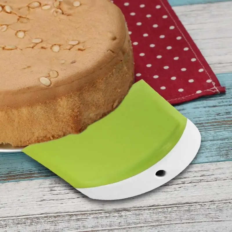 1 шт. пластиковая кремовая гладкая лопатка для приготовления торта тесто скребок для резки выпечки кондитерский инструмент кухонный нож для теста резак высокого качества