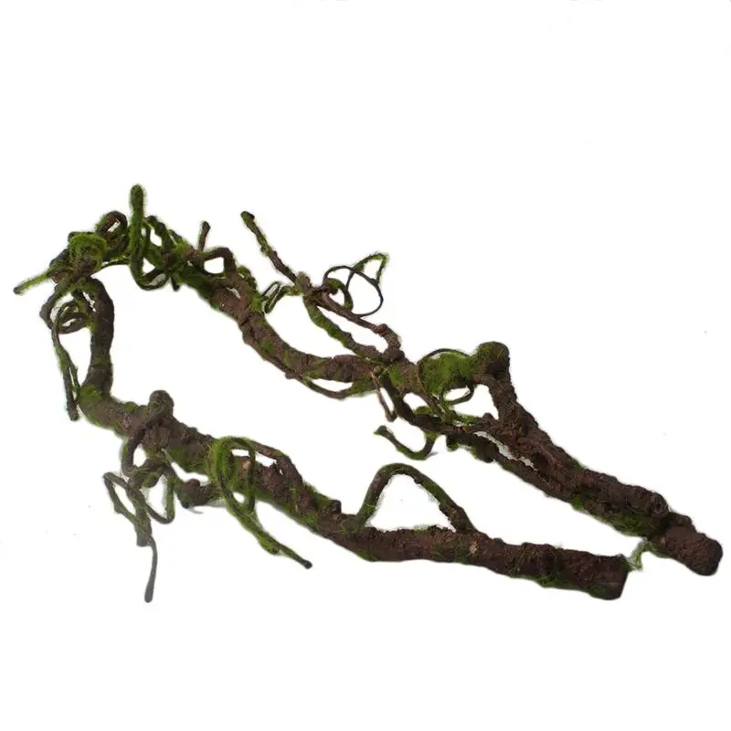 

1PC Bendable Twistable Artificial Decorative Ultra-high Simulation Repital Climbing Jungle Vine Terrarium Cage Decor