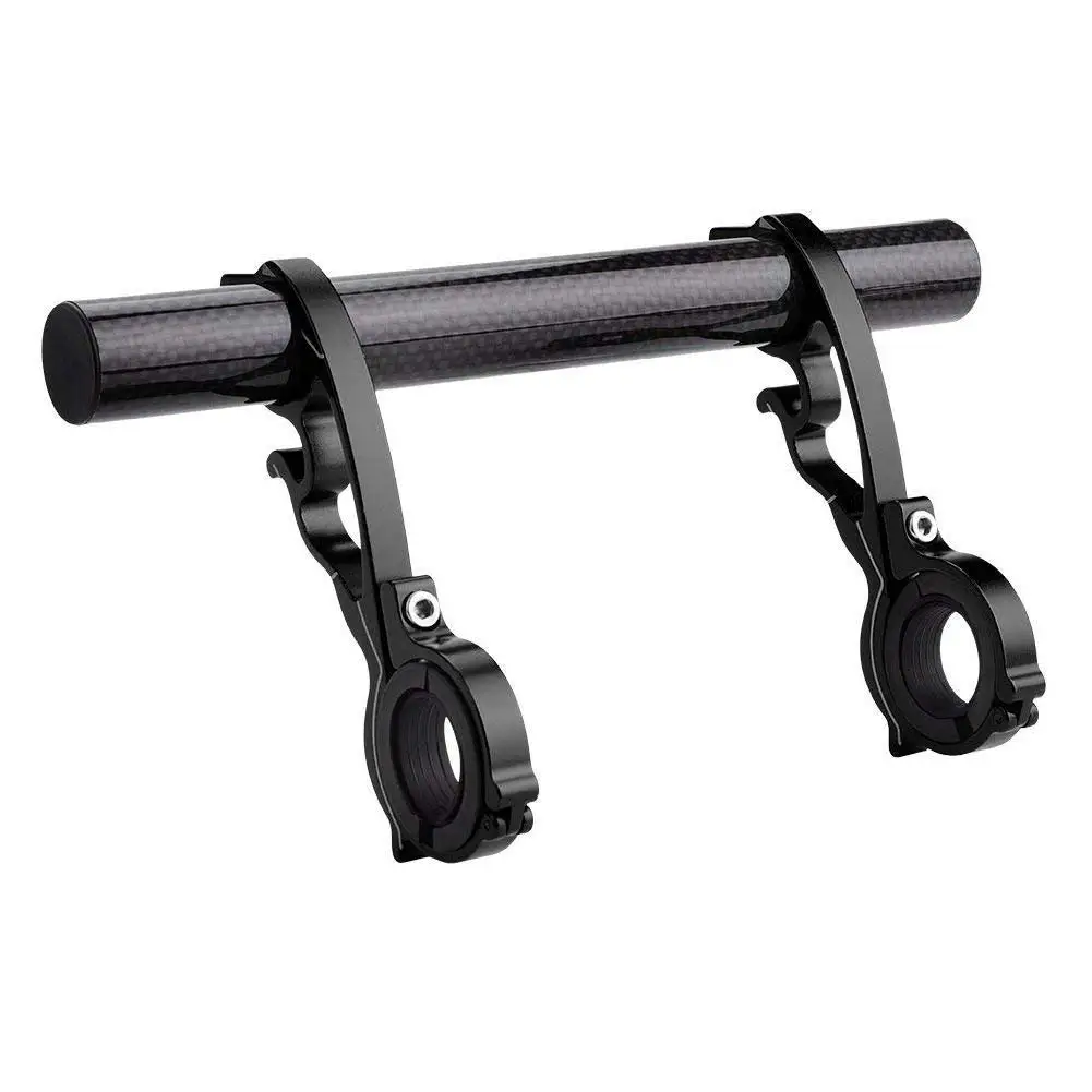 Aluminium Alloy 20cm Long Handlebar Extension Mount, Double Clamp