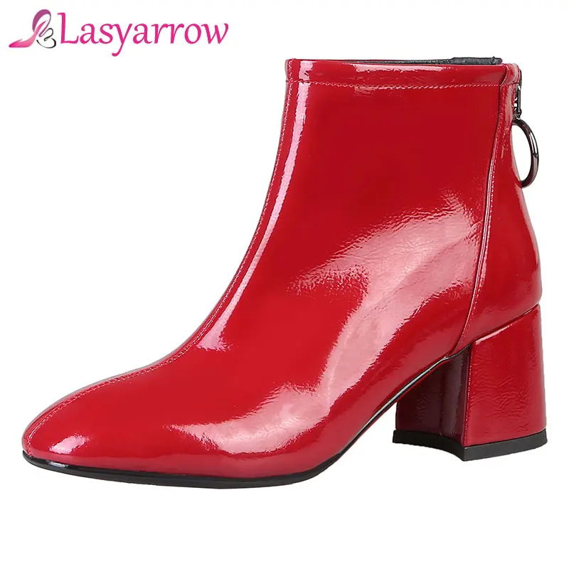 burgundy leather ankle boots womens