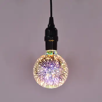 

LED Fireworks Effect Night Light E27 Decorative Edison Bulb G95 Lamp Party Holiday Christmas Lighting