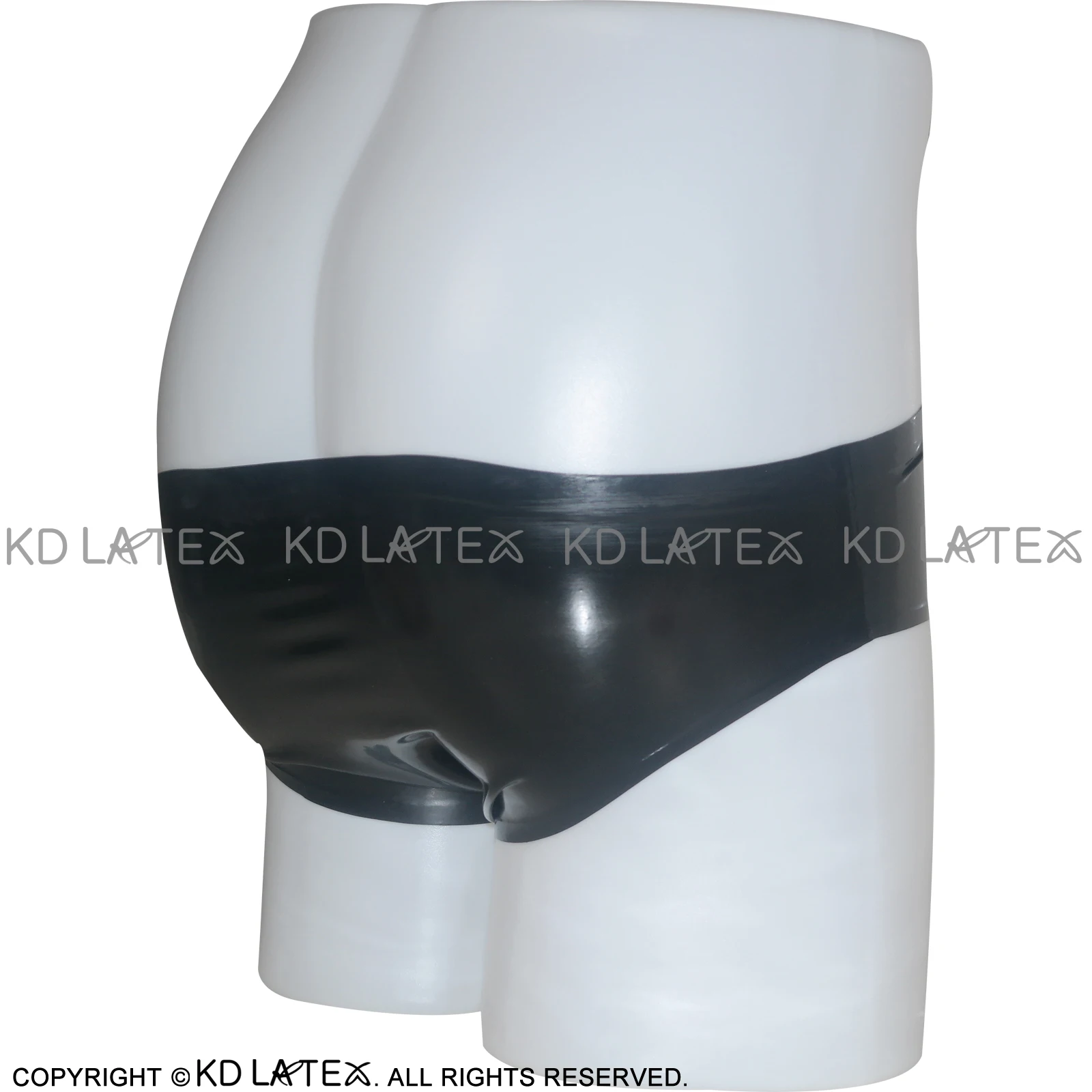 Black Latex Briefs With Half Penis Sheath Open Rubber Underwear Shorts  Bottoms Plus Size DK-0014 - AliExpress