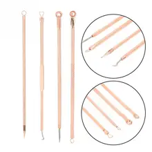 4 шт. обновленный набор инструментов для удаления черных точек из нержавеющей стали, двойной экстрактор прыщей