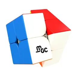 YJ MGC 2x2 Магнитный Fidget Cube 2x2x2 скоростной магический куб головоломка Cubo Magico 2*2 Neo Cube By Magnets мальчик игрушки для детей
