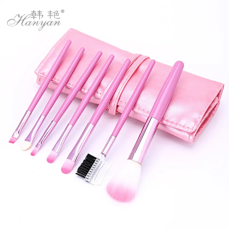 

7pcs Travel Portable Mini Eye Makeup Brushes Set Eye Shadow Foundation Powder kit Cosmetic Pack