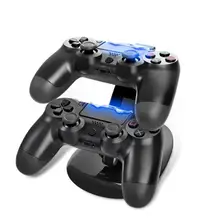 Двойной USB контроллер зарядная станция для sony playstation 4/PS4 Геймпад зарядка Кронштейн Док-станция игровая консоль подставка