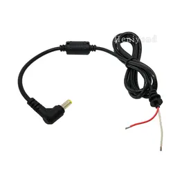 2 шт. DC мощность Plug l-образный 5,5X1,7 мм Мужской правый угол один главный разъем со шнуром соединительный кабель 3.6ft