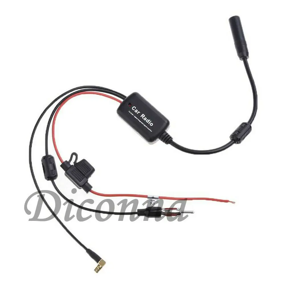 12V Универсальная автомобильная стерео радио Электронная Скрытая антенна FM/AM