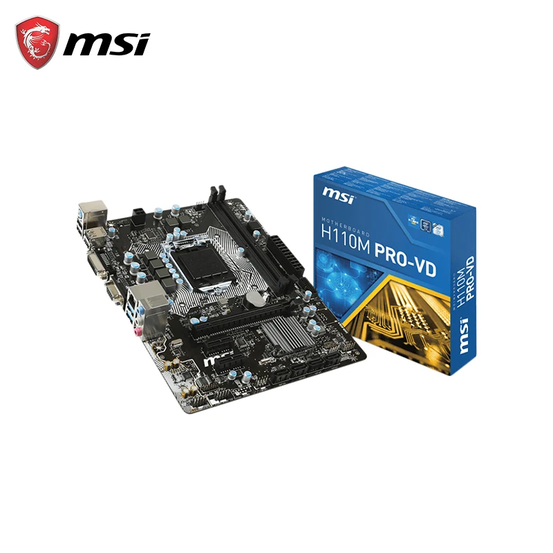 Материнская плата MSI H110M PRO VD|Материнские платы| |