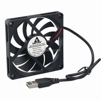 

1Pieces Gdstime DC 5V 8010 80mm x 10mm 8cm Fans PC Computer Case Cooling Cooler Fan USB Connector