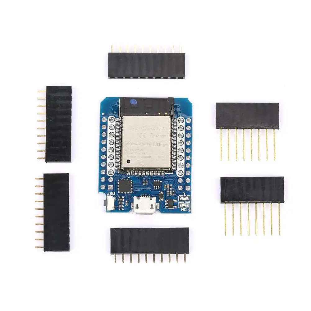 Мини ESP32 WiFi Bluetooth 2 в 1 ЦП Интернет вещей макетная плата|Детали и аксессуары для