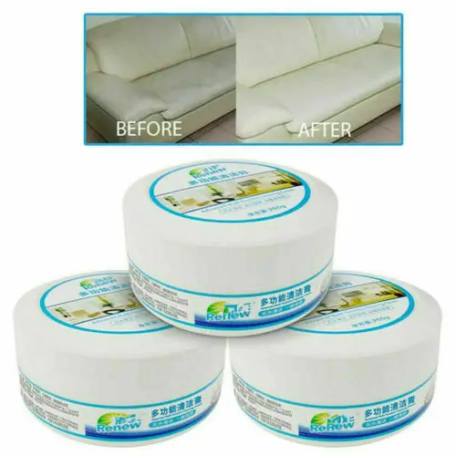 

Multi-functional Leather Refurbishing Cleaner Cream Fast Decontamination Cleaning Paste