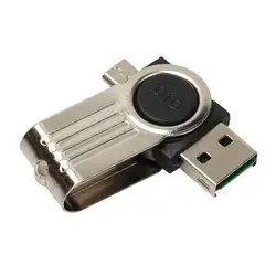 Портативный USB кардридер Универсальный Micro USB OTG кардридер телефон удлинитель-переходник Micro USB OTG адаптер