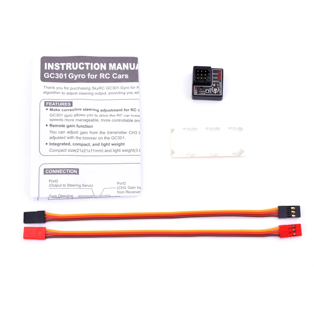 SKYRC GC301 4 8 V Мини гиродатчик гироскоп для RC автомобилей дрейф гоночный