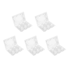 5 шт. 6 Сетка Коробка для хранения яиц пластиковый прозрачный дозатор яиц Чехол Держатель холодильник защита яиц коробка