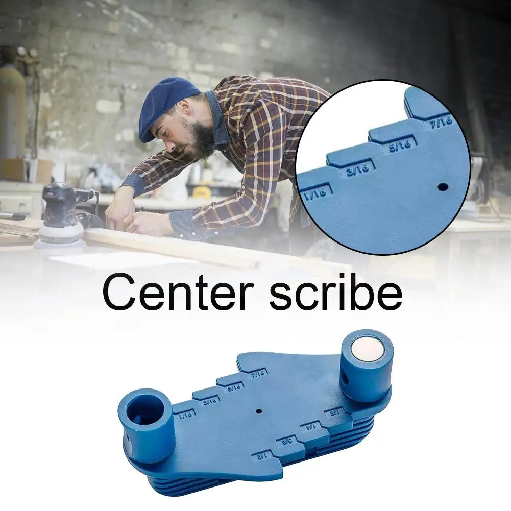 

Multi-function Scriber Accurate Center Offset Marking Tool Gauge Woodworking Scribe Tools