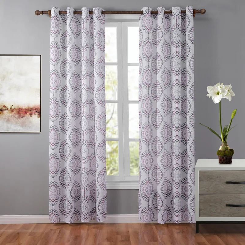 

Polyester Modern blackout curtains for window treatment blinds finished drapes window curtains for living room bedroom 1pcs CU70