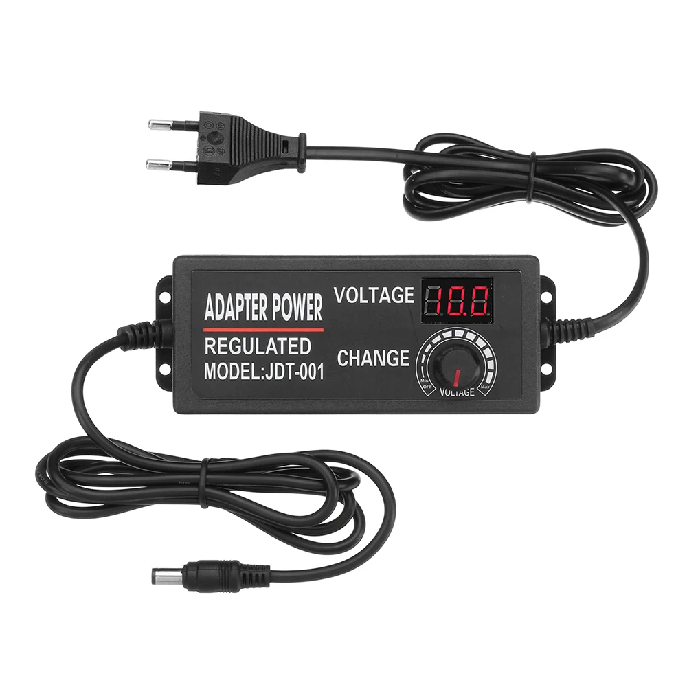 

CLAITE 9-24V 3A 72W AC/DC Adapter Switching Power Supply Regulated Adjustable Power Adapter Display EU Plug