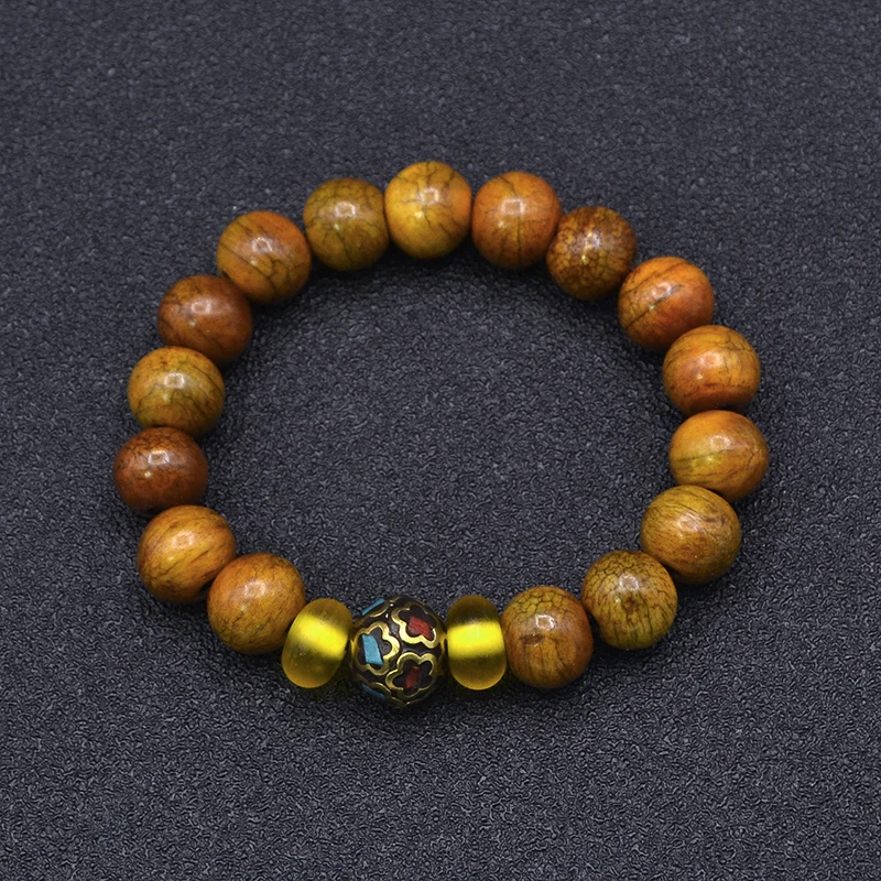 

Wholesale Nepalese Handmade Natural Yak Bone Bracelet Retro Personality Chain Bracelet Vintage Style Male And Female Bracelet