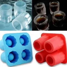 Лед для напитков лоток забавная форма ледяная форма Ледогенератор форма чашка 4-cup форма для льда