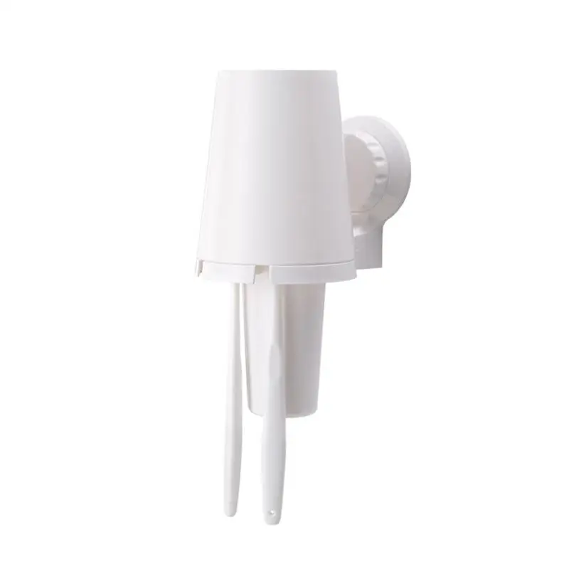 

1 Pc Toothbrush Holder Suction Punch-free Wall Mount Toothbrush Bathroom Organizer Organizer for Home