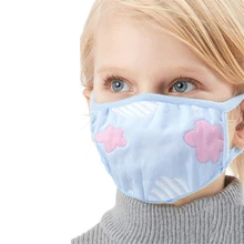 Распродажа, 1 шт., милая детская противопылевая маска для лица и рта с героями мультфильмов, не флуоресцентная, 6 слоев, Kawaii, хлопковая маска для взрослых