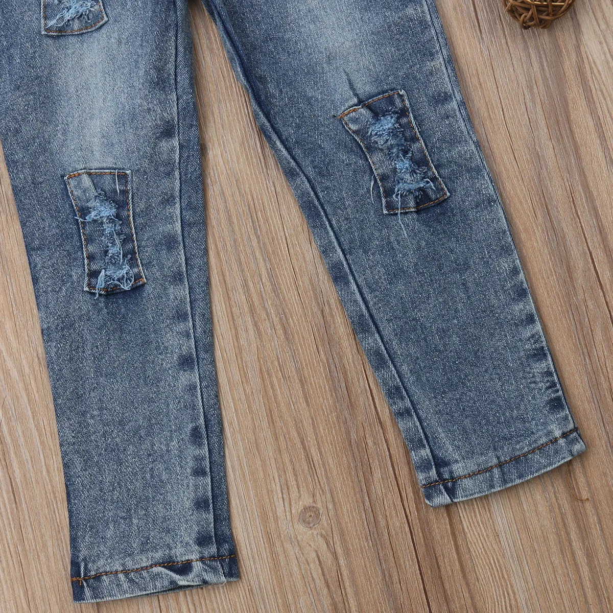 Новые осенние джинсы для маленьких мальчиков Узкие однотонные джинсовые штаны с эластичной резинкой на талии, одежда 2-7Y