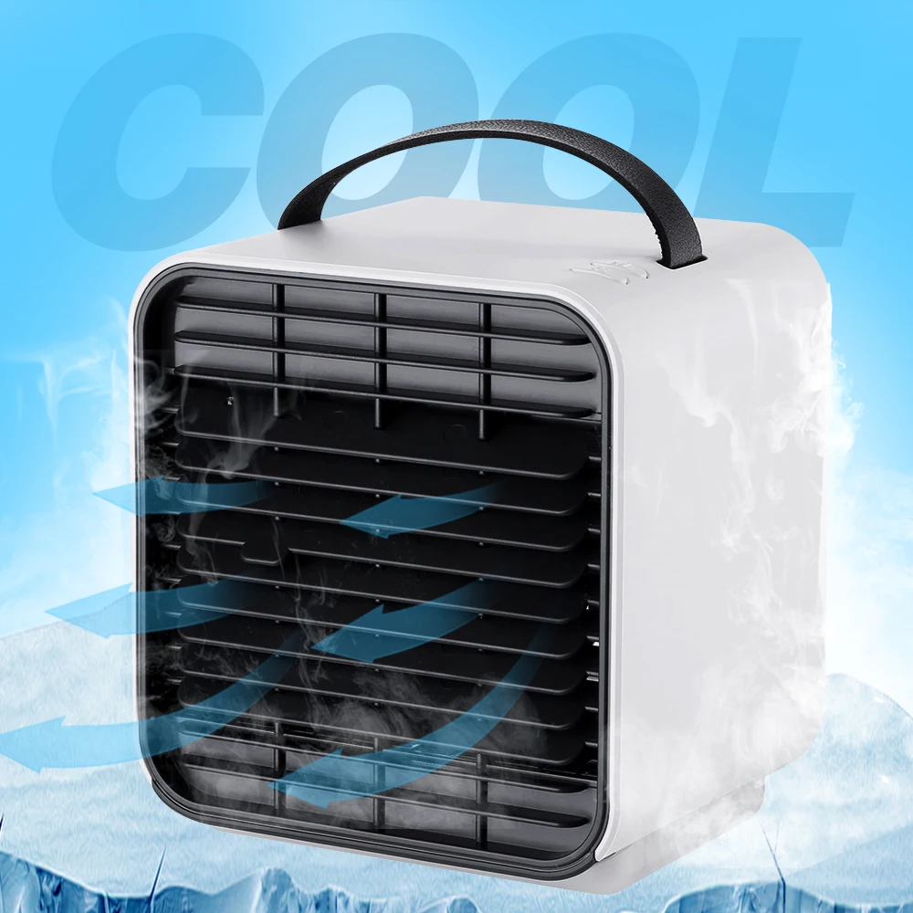 

New Portable USB Mini Air Conditioner Cooling Arctic Air Cooler Personal Space Small Table Fan For Bedroom Office Dropshipping
