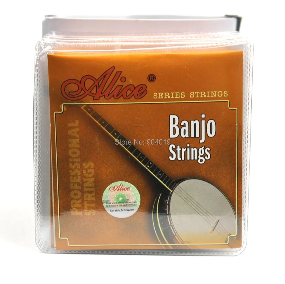 

20Sets Alice Banjo Strings Coated Copper Alloy Wound DBGCG 5 Strings Set AJ05