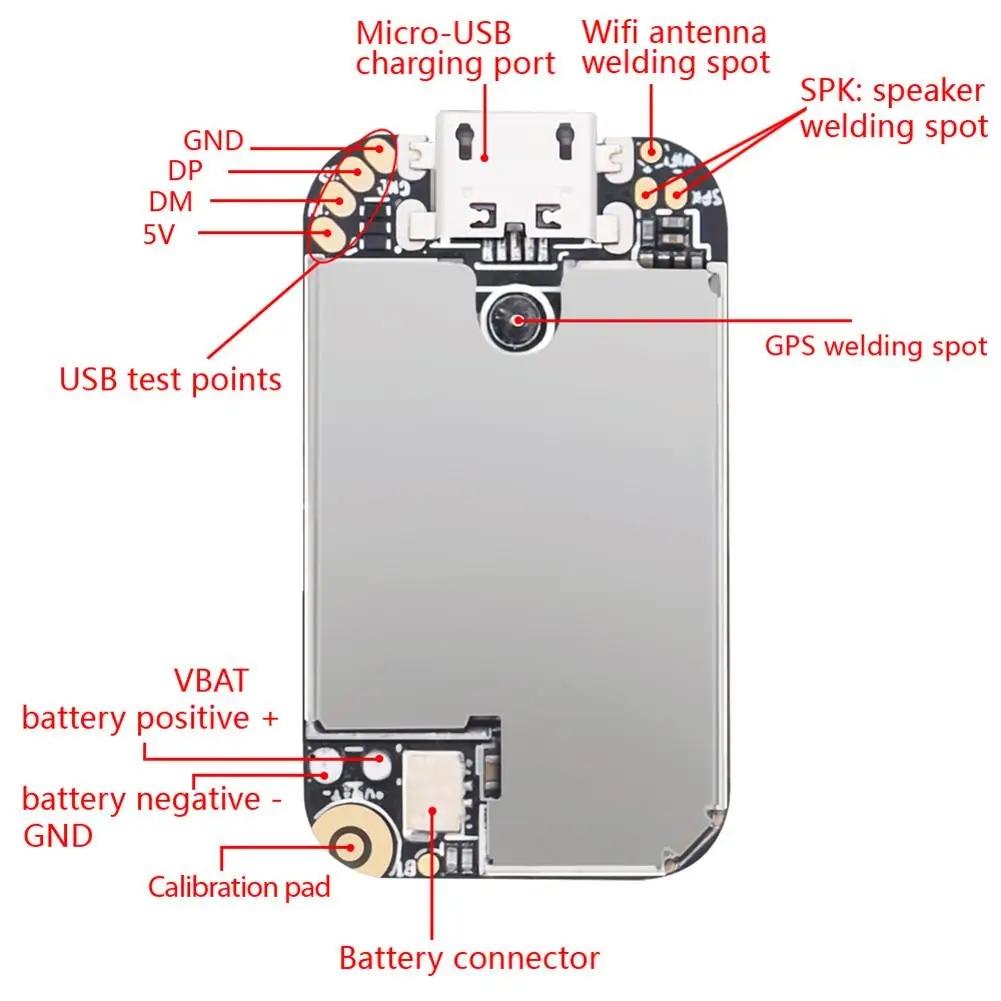 جديد ZX303 PCBA GPS المقتفي GSM GPS Wifi LBS محدد SOS إنذار الويب التطبيق تتبع TF بطاقة مسجل صوتي تنسيق SMS المزدوج نظام
