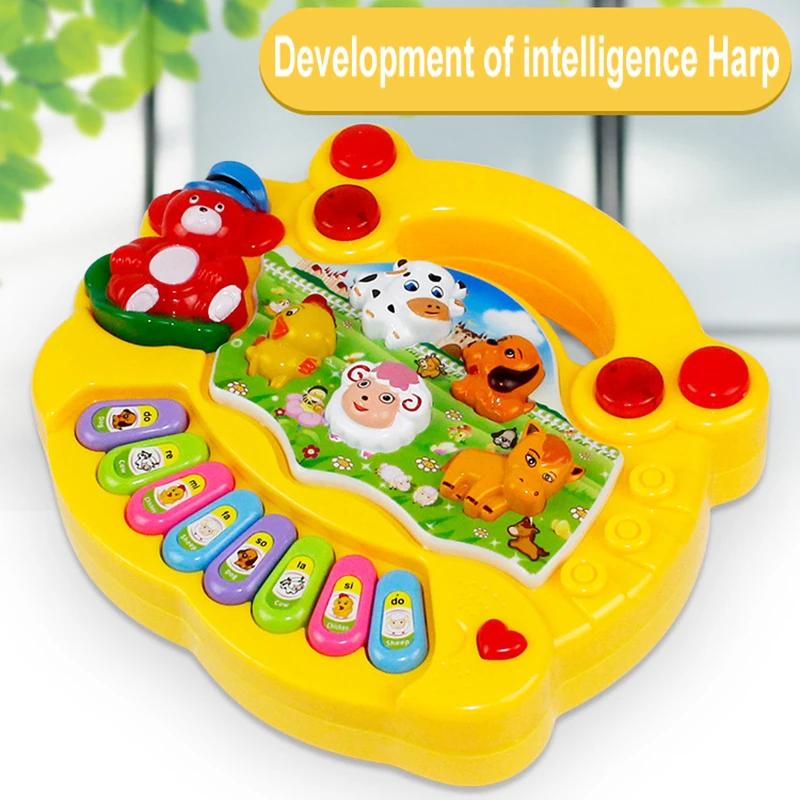 Puzzle Music Piano Baby Early Education Animal Farm Children Toy Kid