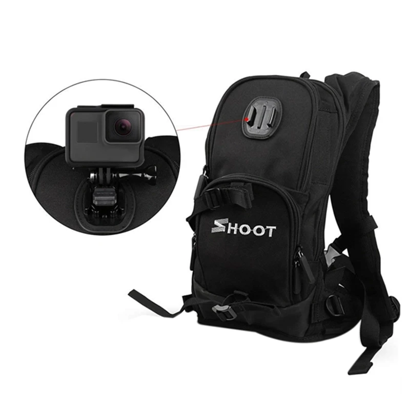 AABB-SHOOT рюкзак Быстрый Монтаж Руководство спортивная сумка для экшн-камеры GoPro Hero 7/6/5/4/3+/3 Xiaomi Yi SJ Cam действия Камера для велосипеда Лыжный Спорт