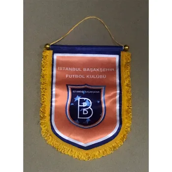 

Flag of Turkey Istanbul Basaksehir FK 30cm*20cm Size Double Sides Christmas decorations Hanging Flag Banner Gifts