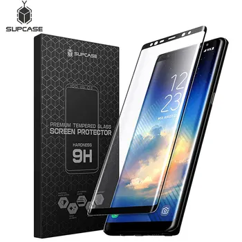 

For Samsung Galaxy Note 9 SUPCASE Anti-Scratch Premium 3D Curved Edge Anti-Impact Tempered Glass Screen Protector,1PC in a Pack