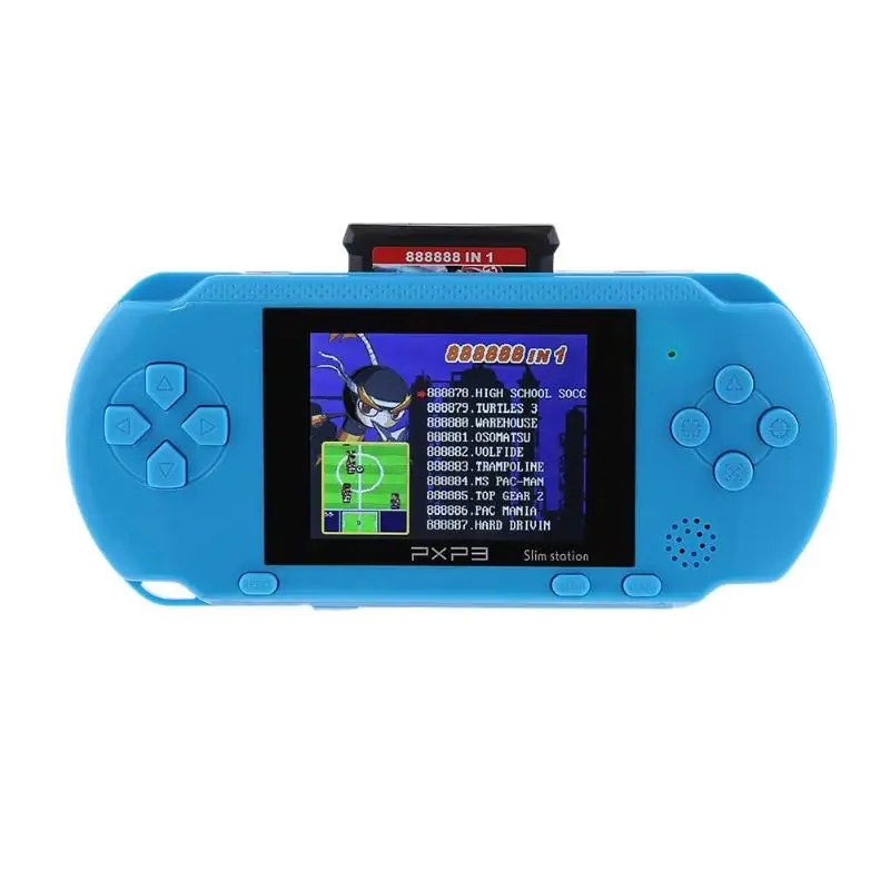 NEW16 Bit PXP3 PVP Handheld Game Player Video Game Console with 2 Game card