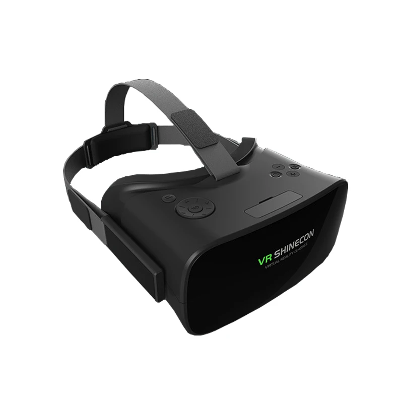 Shinecon 3D очки VR с наушниками виртуальной реальности шлем для фильмов видео игры