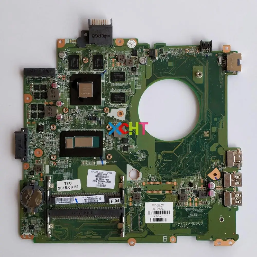  781102-501 781102-001 DAY31AMB6C0 w 850M/4GB i5-4210U for HP ENVY 14-u002TX 14-u005TX 14-u006TX Not